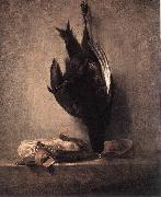 jean-Baptiste-Simeon Chardin Still-Life with Dead Pheasant and Hunting Bag China oil painting reproduction